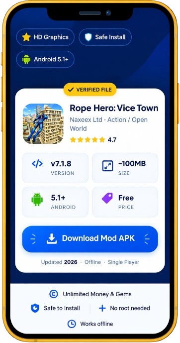 rope hero apk download